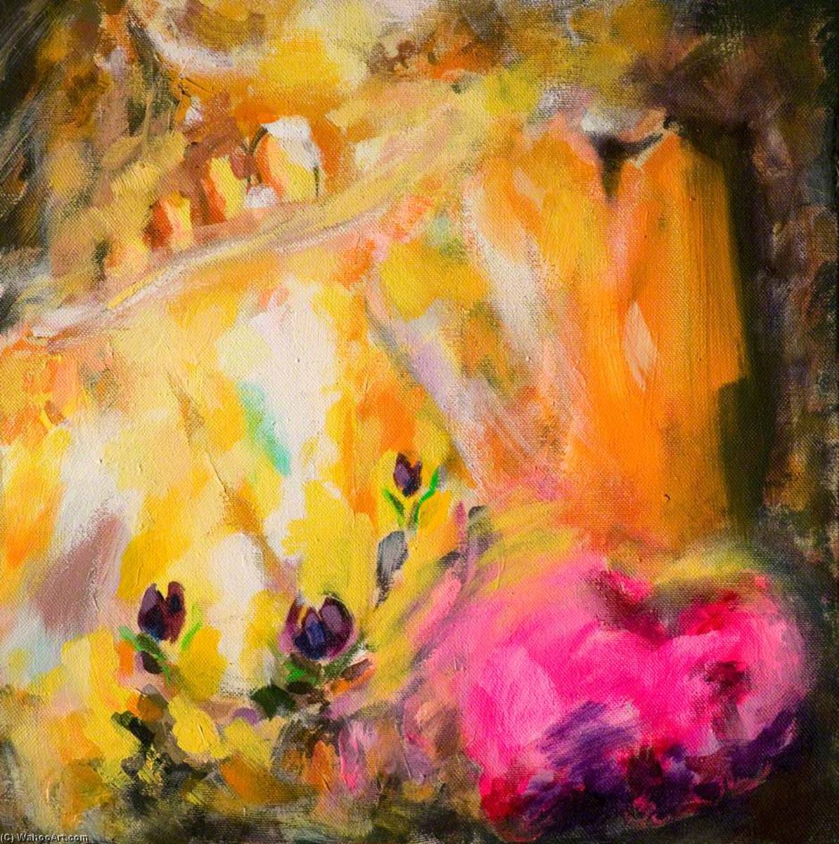 Father's Robe, Fountain Lamp And Satin Cushion — Medina Ann Hammad