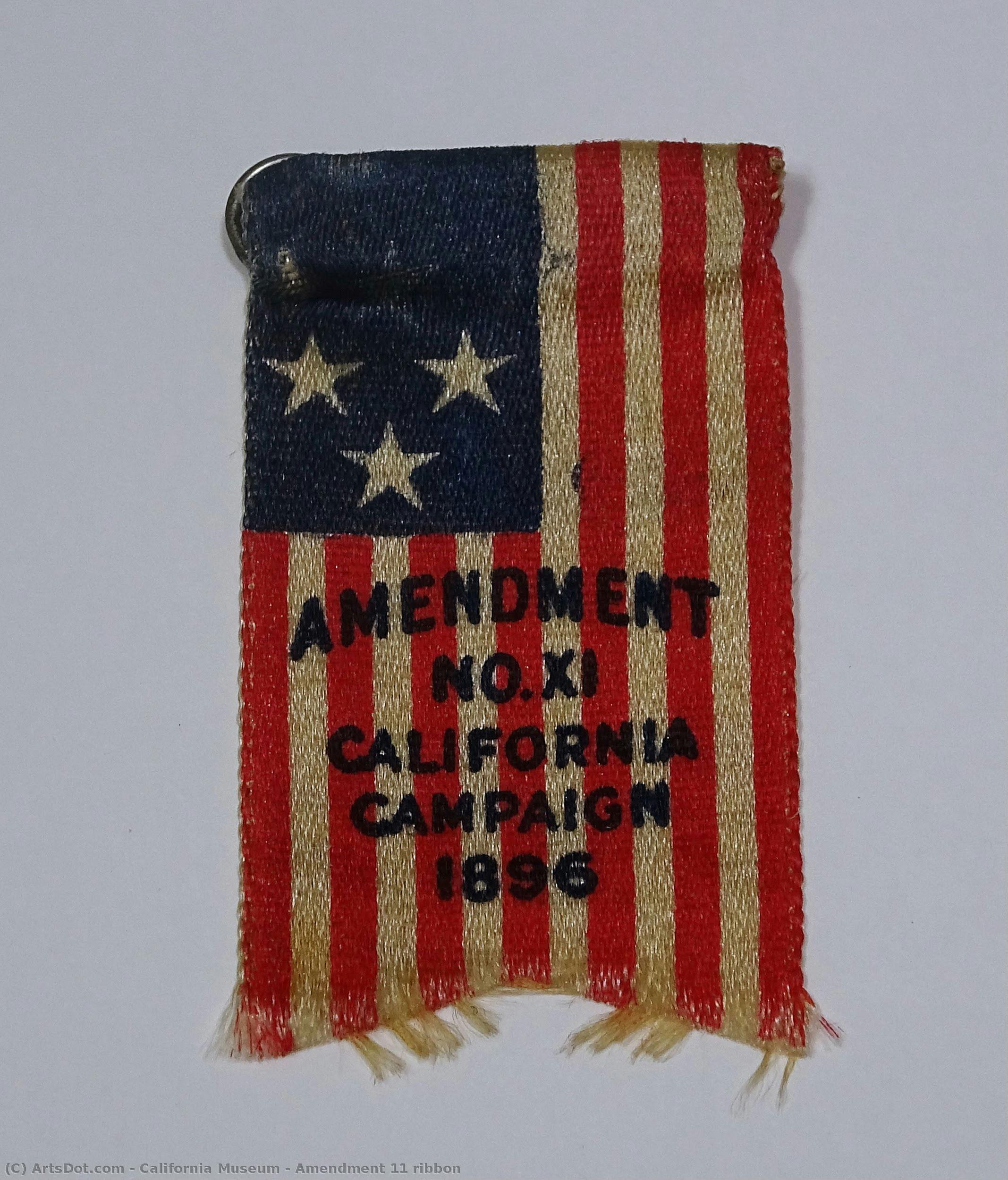 Amendment 11 Ribbon — California Museum