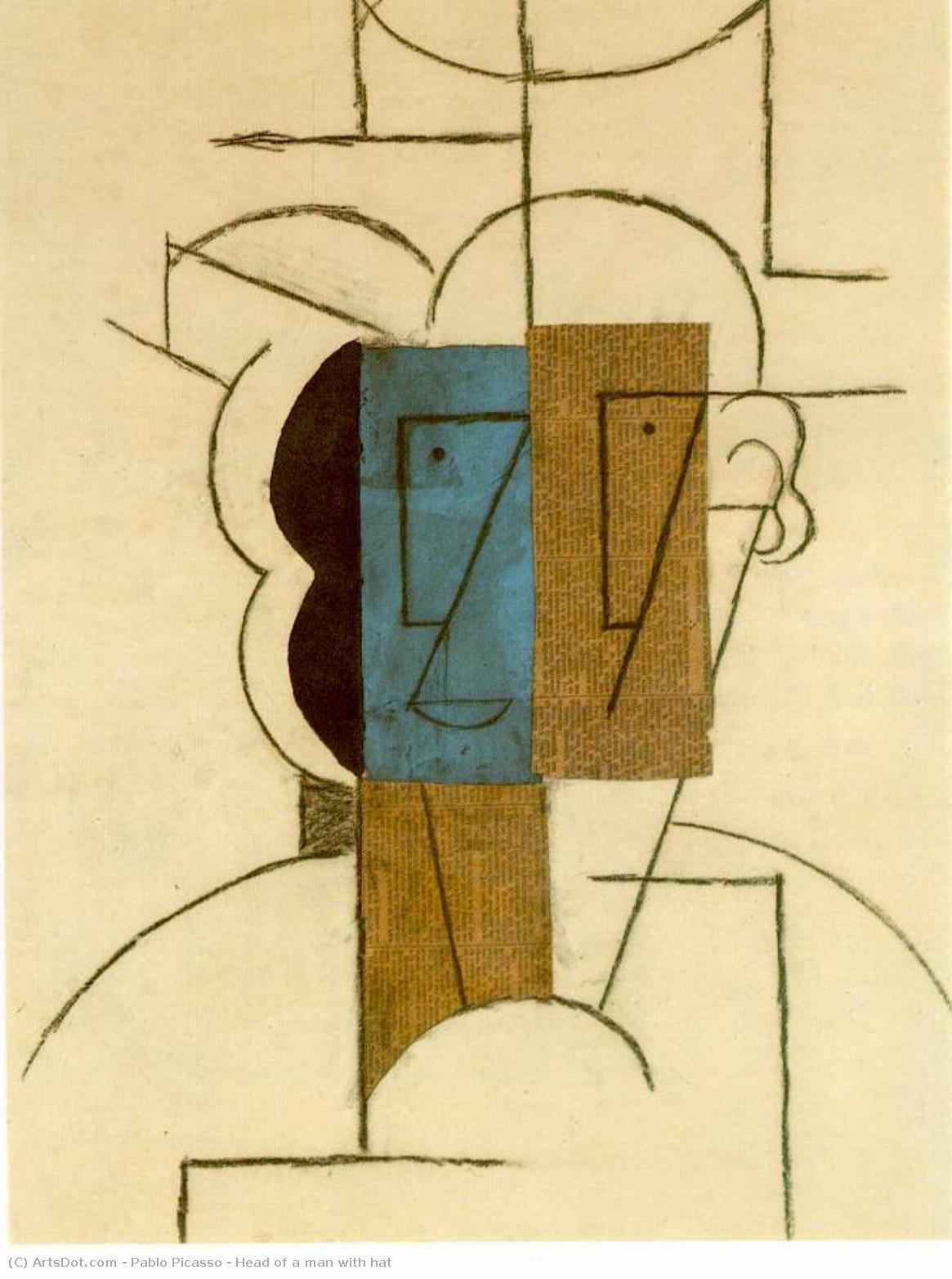 Retrato De Un Hombre Con Sombrero — Pablo Picasso