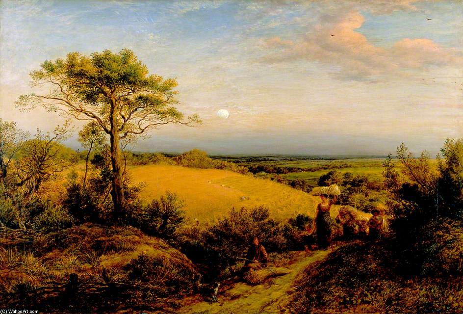 The Harvest Moon — John Linnell