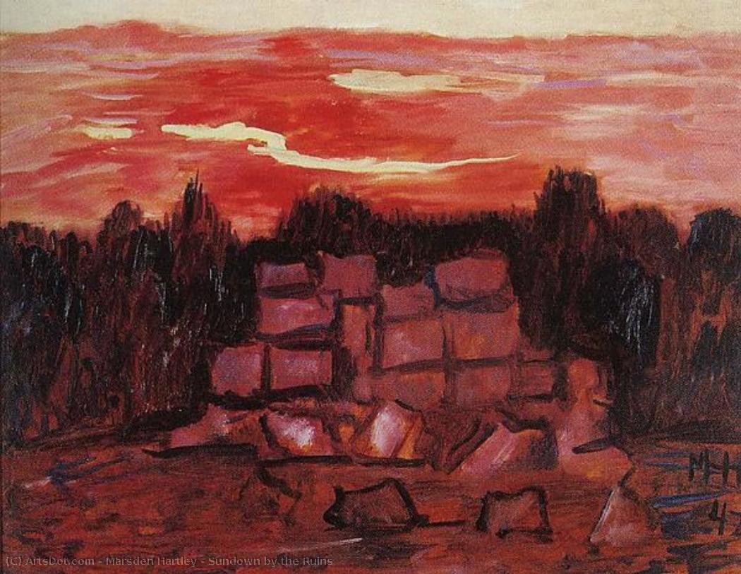 Sundown By The Ruins — Marsden Hartli