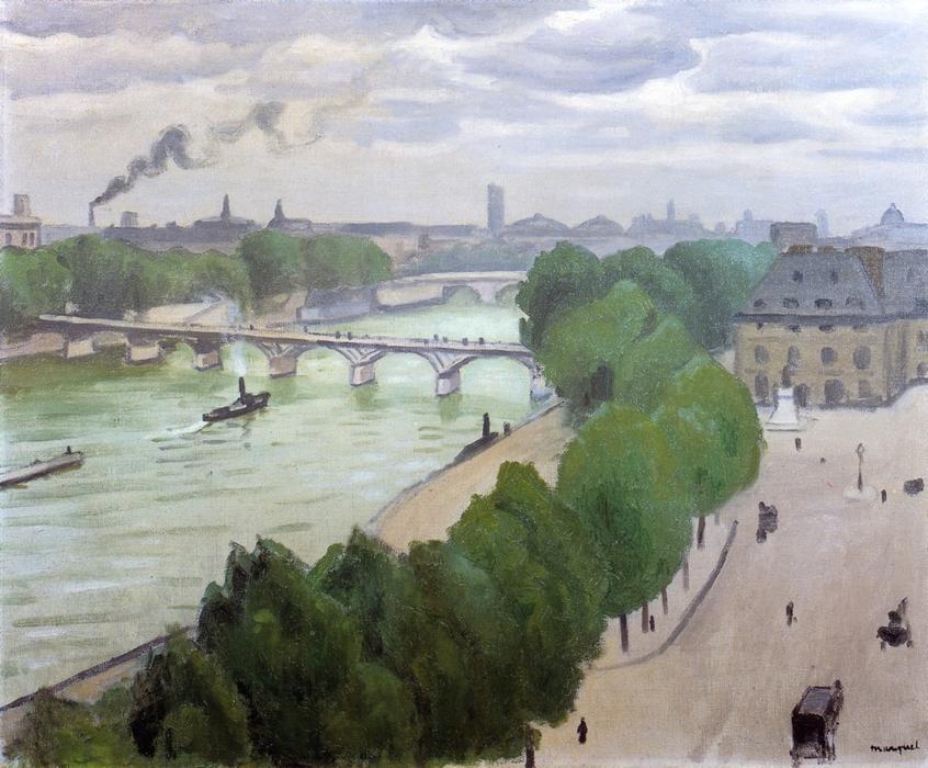 Paris, Le Pont De L'institut — Albert Marquet