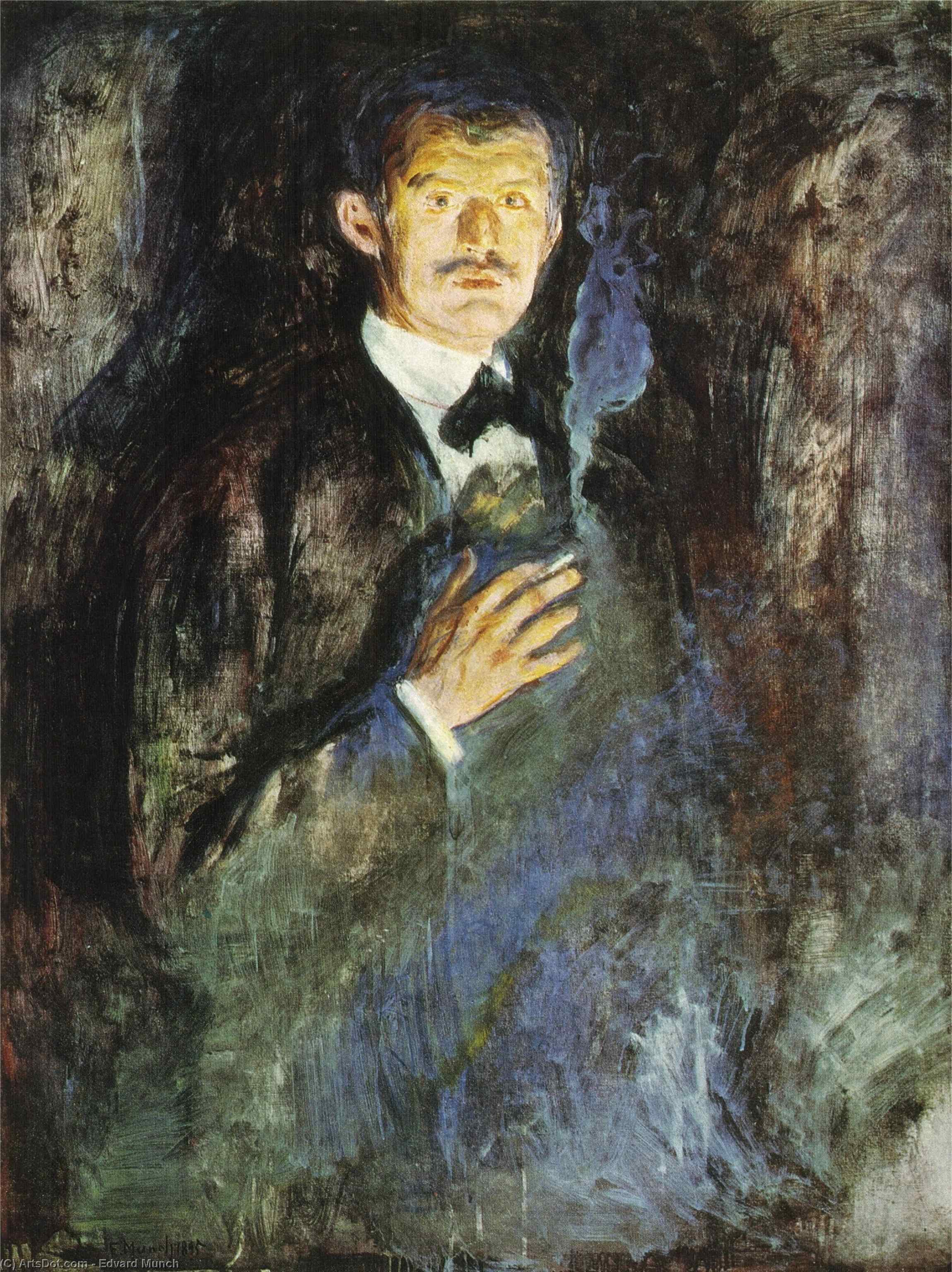 02 Self-portrait — Edvard Munch