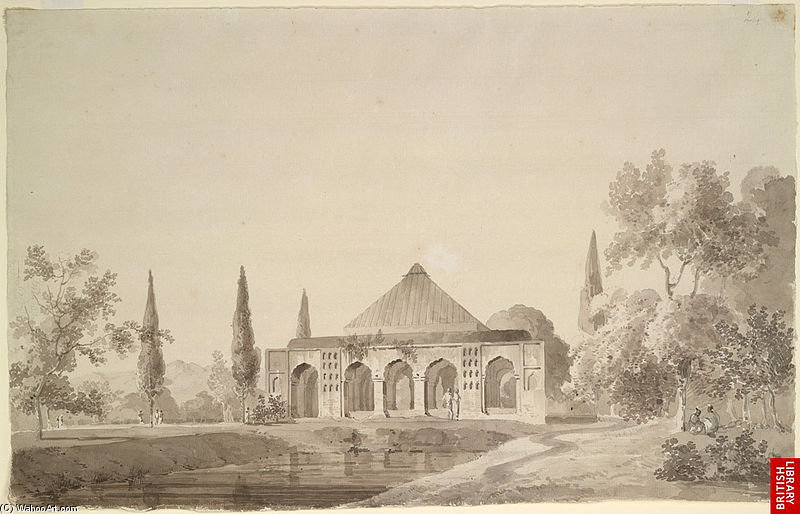 Jahangir Khan's Garden, Najibabad — Thomas And William Daniell