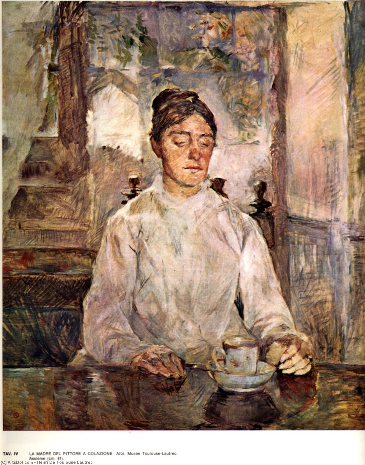 Countesse Adele-zoe De Toulouse-lautrec The Artist's Mother — Comte Henri Marie Raymond De Toulouse-lautrec-monfa