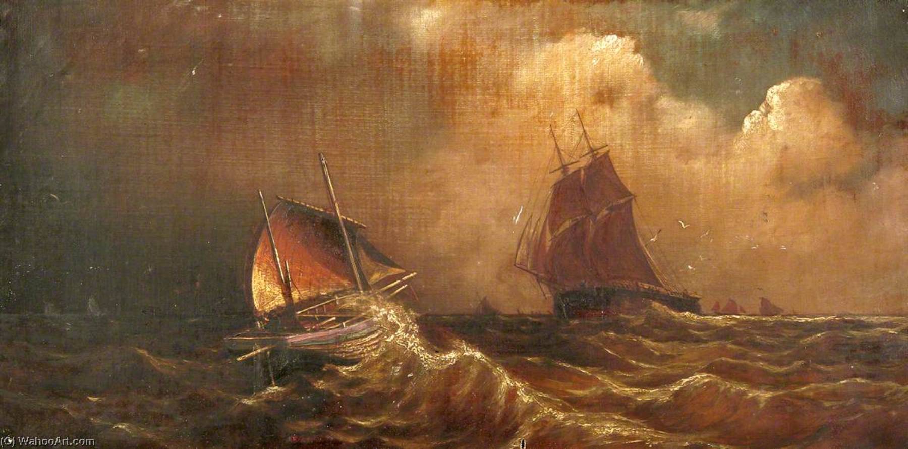 Sea Scene — Robert Ernest Roe