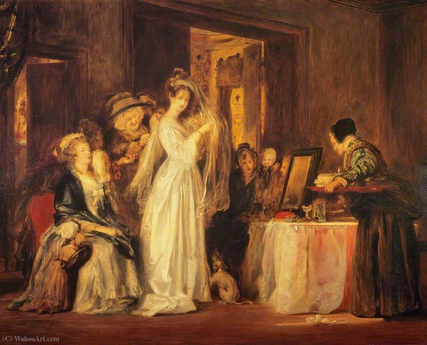 The Bride At Her Toilet On The Day Of Her Wedding — サー・デイヴィッド・ウィルキ