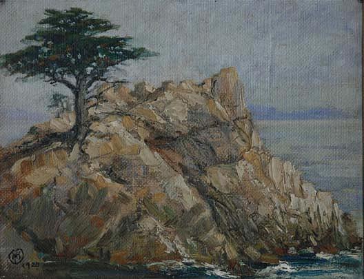 Cypress Point, (painting) — Mary Agnes Yerkes