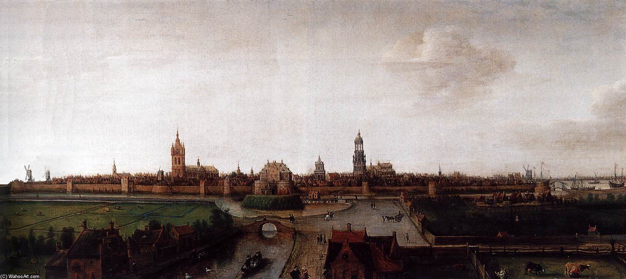 View Of Delft From The Southwest — Hendrick Cornelisz. Vroom