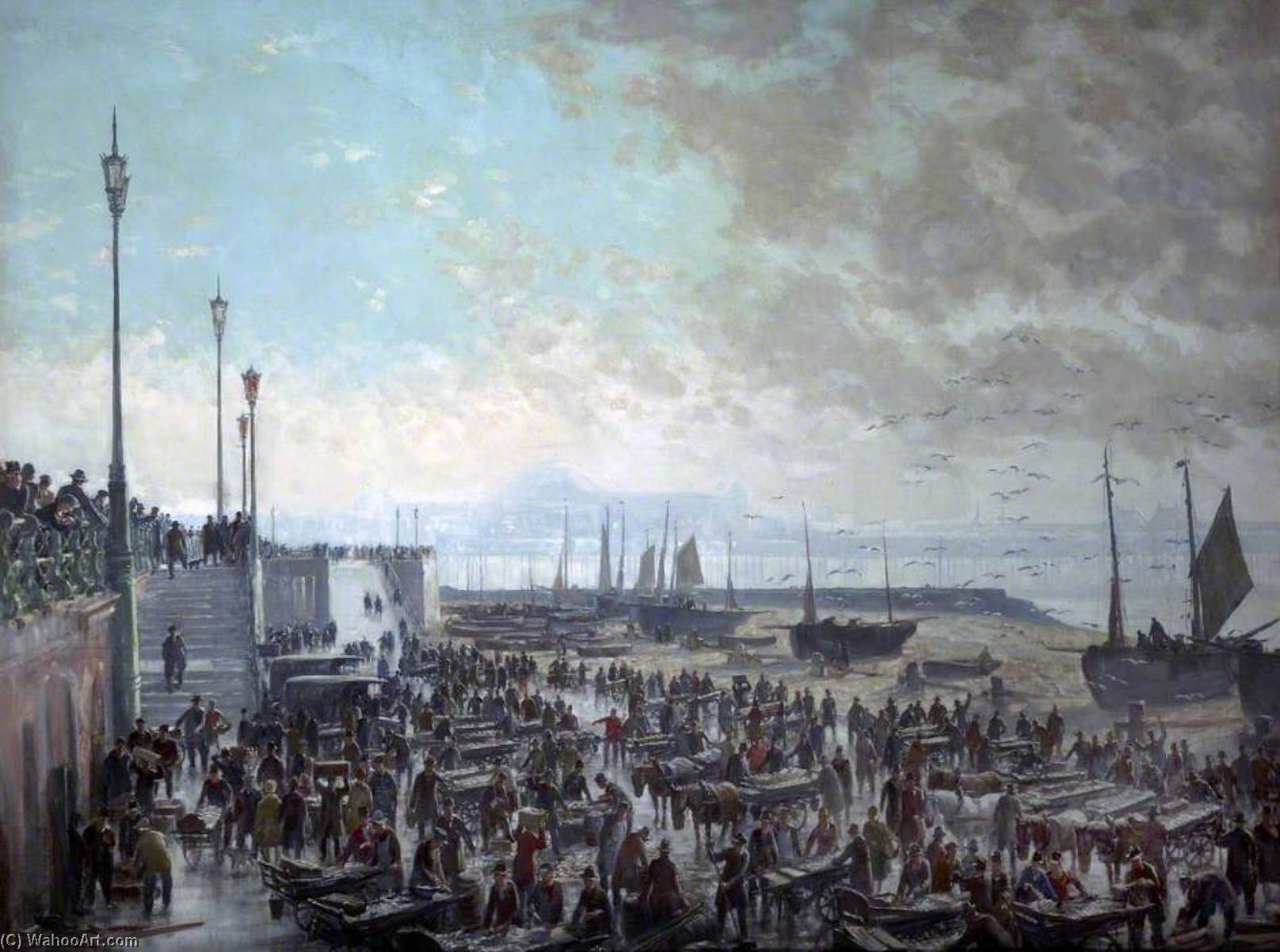 The Fish Market, Brighton — Charles Ernest Cundall