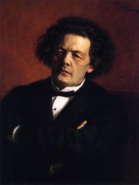 Portrait Of The Composer Anton Rubinstein. — Ilya Yefimovich Repin