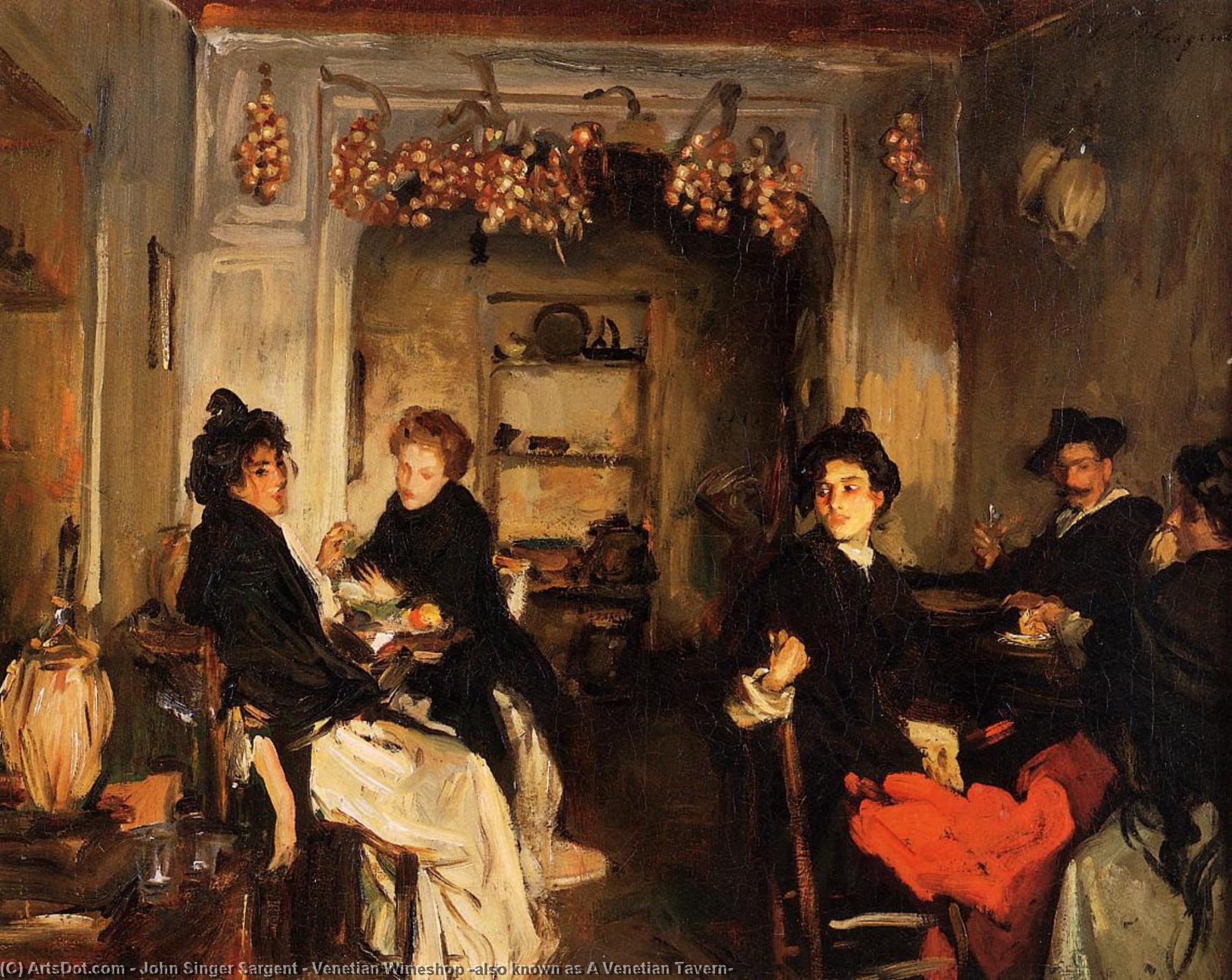 Venezianisches Weinhaus (auch Bekannt Als Eine Venezianische Taverne) — John Singer Sargent