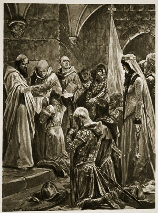 The Anointing Of Edward The Martyr At His Coronation — Richard Caton Woodville