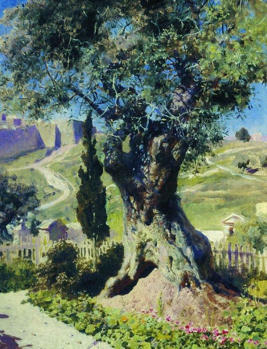 An Olive Tree In The Garden Of Gethsemane — Vasily Dmitrievich Polenov
