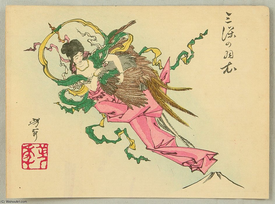 Celestial Robe — 月岡芳年 (tsukioka Yoshitoshi)