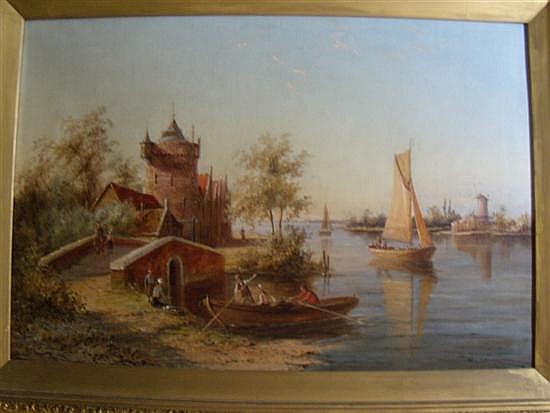 The Toll House, Enkhuizen, Holland Signed Lower Right_3 — William Raymond Dommersen