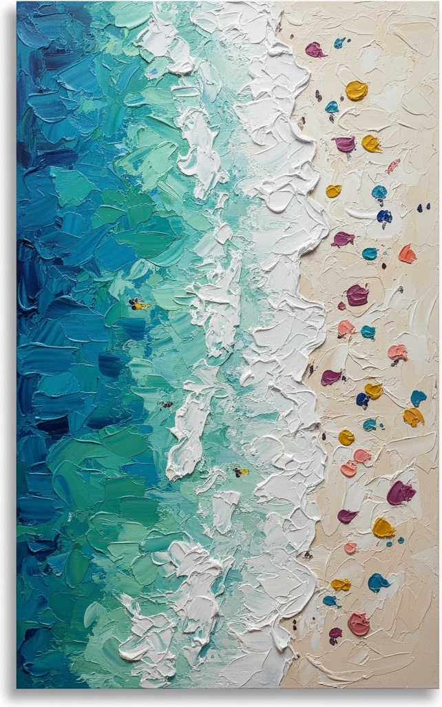 Ethereal Shoreline: A Sculptural Study Of Tides And Prismatic Coastal Light — David Moreau