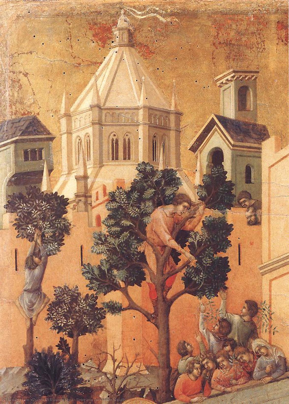 Entry Into Jerusalem (detail) — Duccio Di Buoninsegna