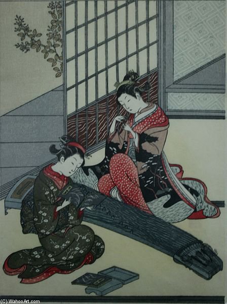 The Sound Of Koto — Suzuki Harunobu