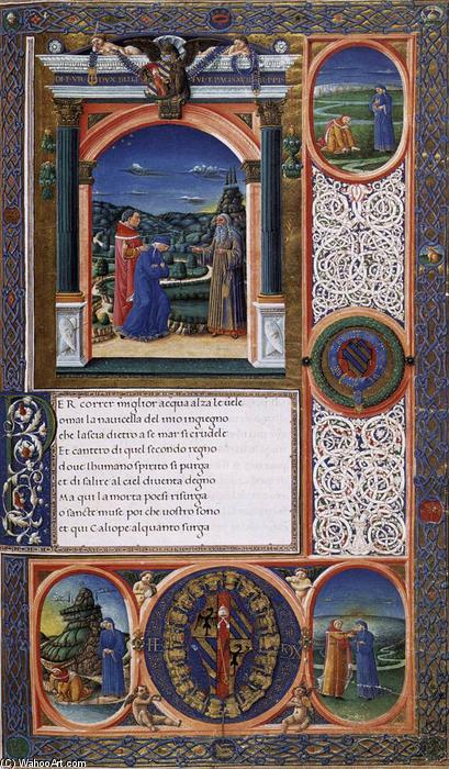 Frontispiece To Purgatory By Dante — Guglielmo Giraldi Magri Del