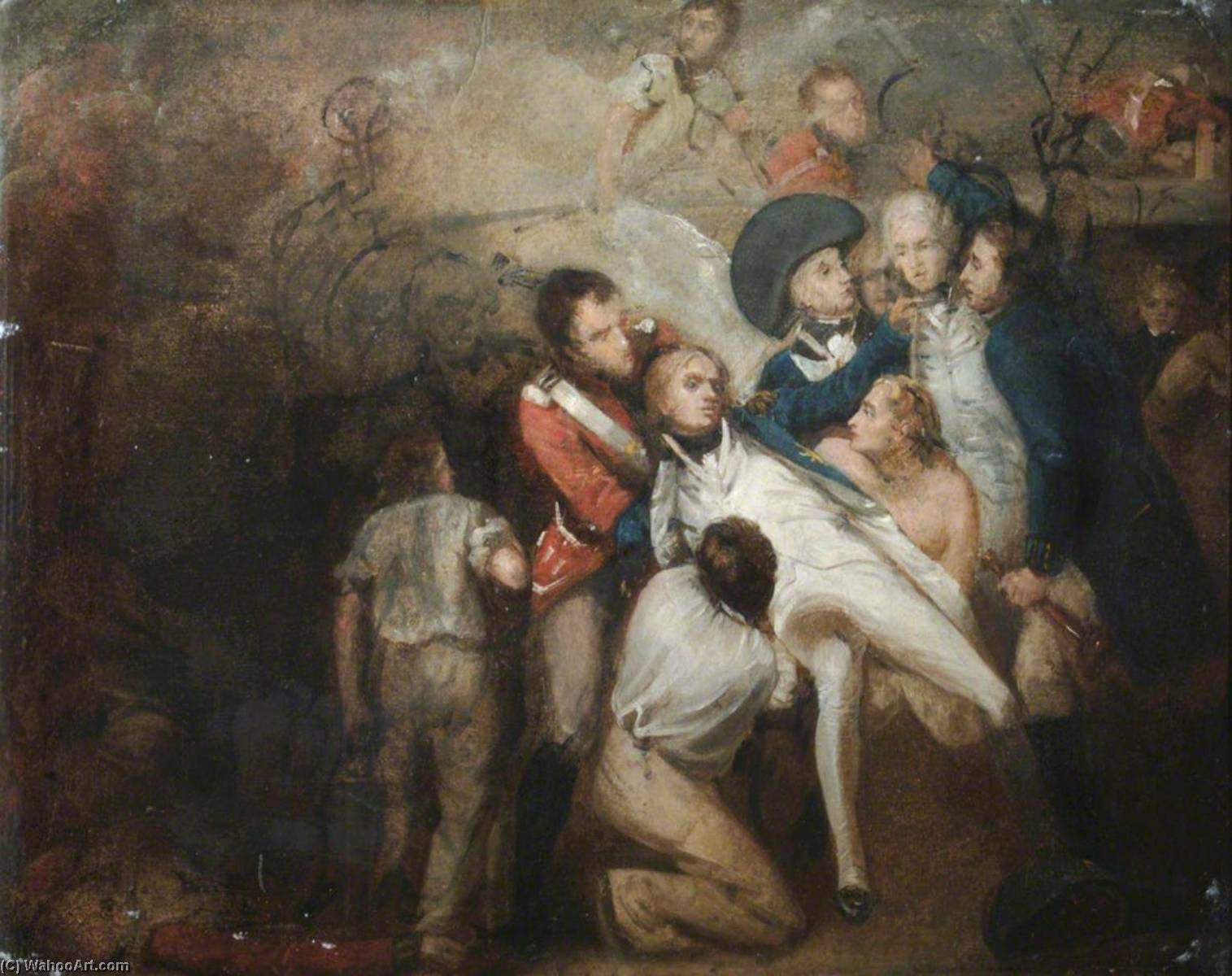 Nelson Carried Below — Samuel Drummond
