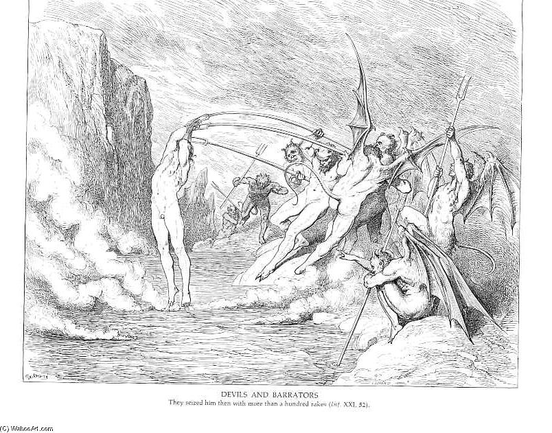 Devils And Barrators — Paul Gustave Doré