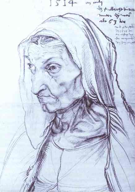 Portrait Of Durer's Mother — Albrecht Dürer