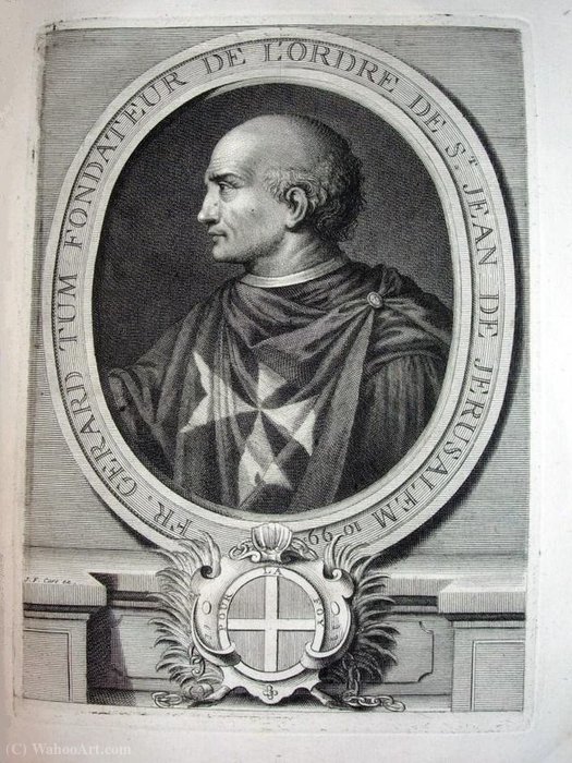 Portrait Of Gerard Tum (gerard The Blessed) — Laurent Cars