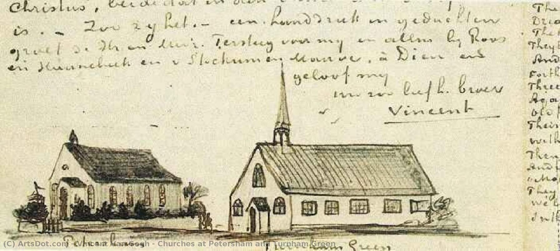 Kirchen In Petersham Und Turnham Green — Vincent Willem Van Gogh