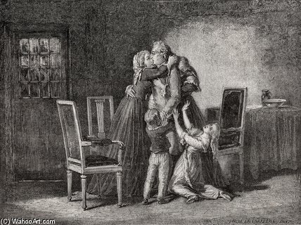 The Royal Family's Last Farewell — Hippolyte De La Charlerie