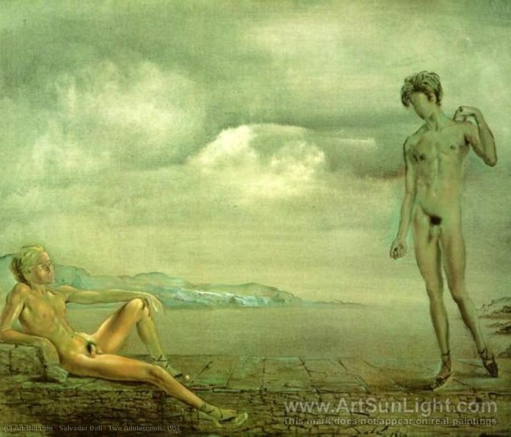 Two Adolescents, 1954 — Сальвадор Дали