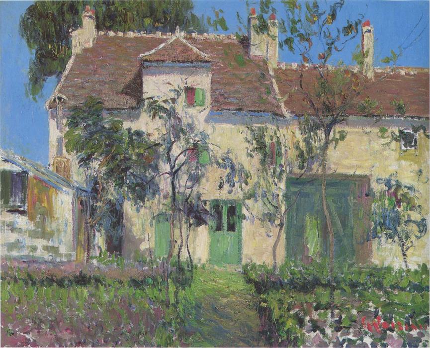 The Garden Behind The House — Gustave Loiseau