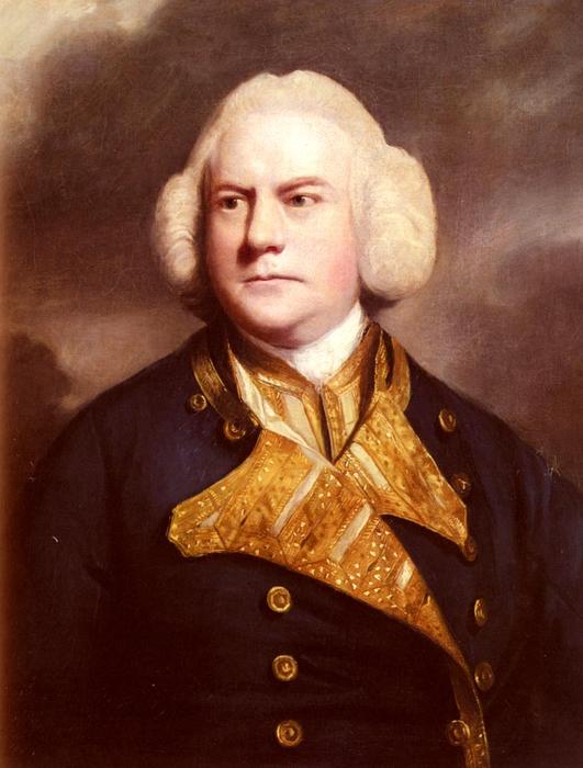 Portrait Of Admiral Thomas Cotes — Sir Joshua Reynolds