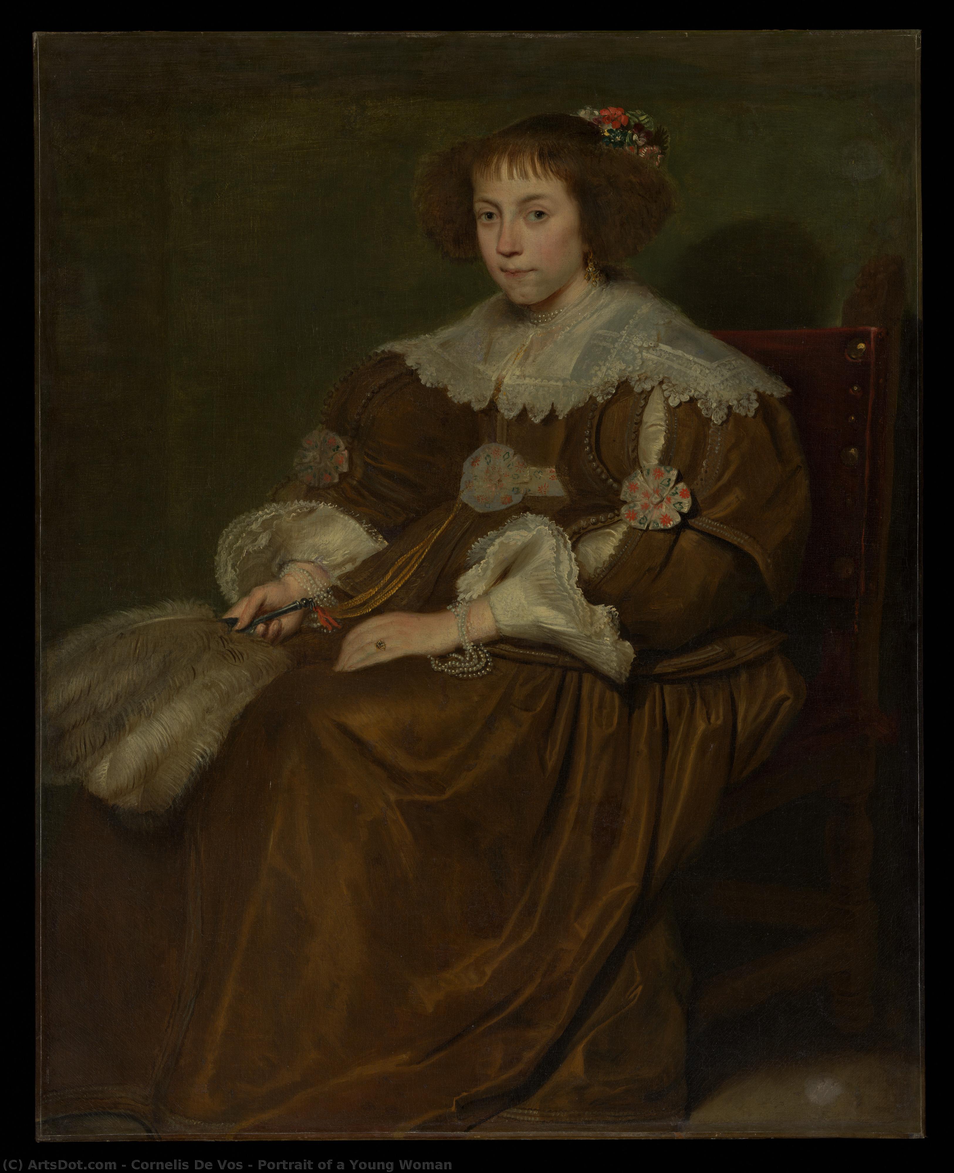 Portrait Of A Young Woman — Cornelis De Vos