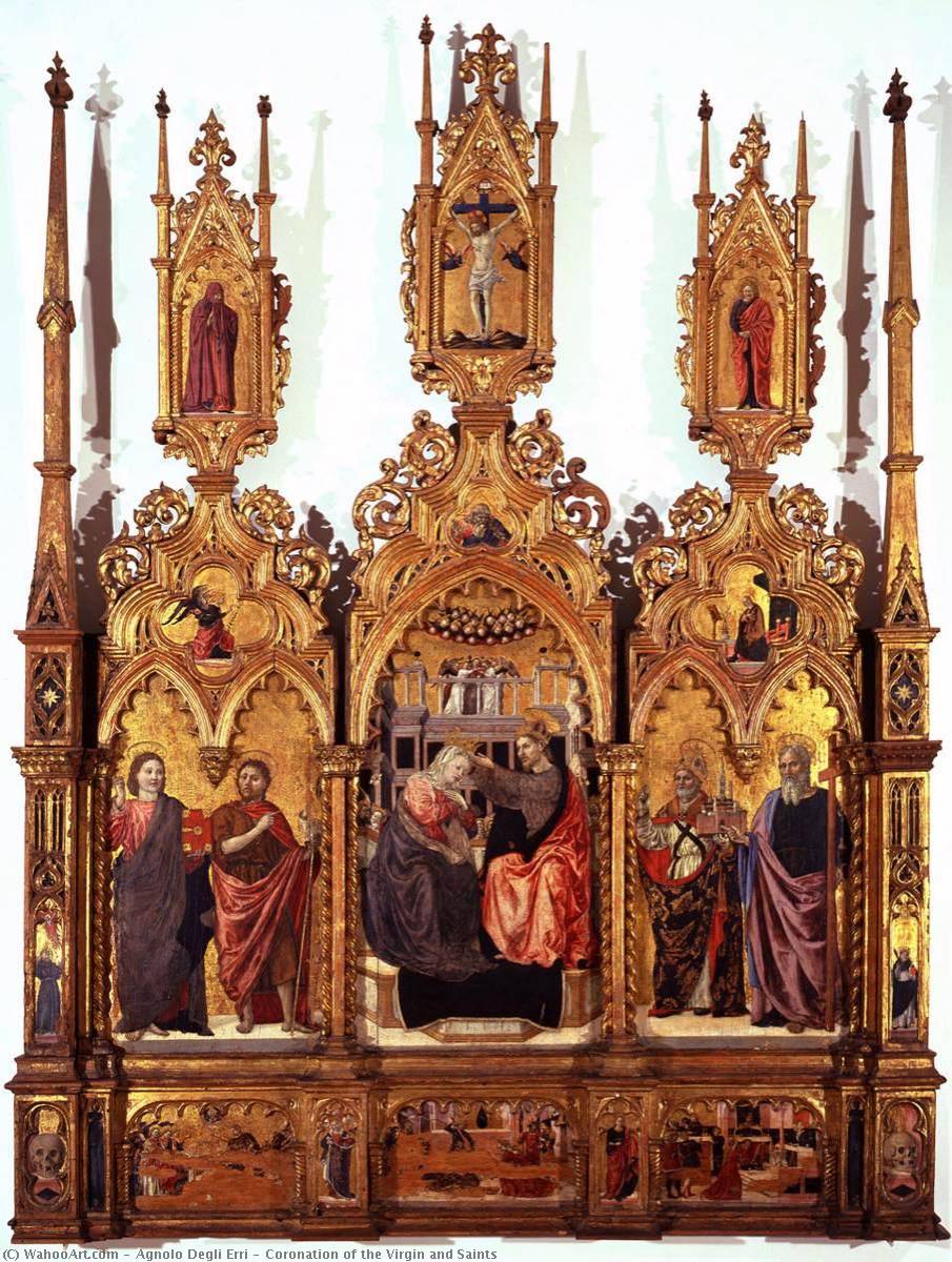 Coronation Of The Virgin And Saints — Agnolo Degli Erri