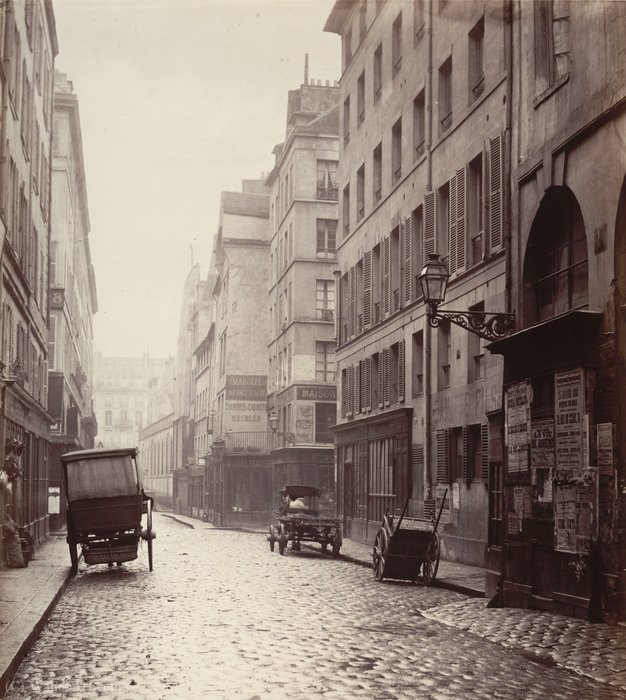 Rue Du Cygne, Rue Mondatour — Charles Marville