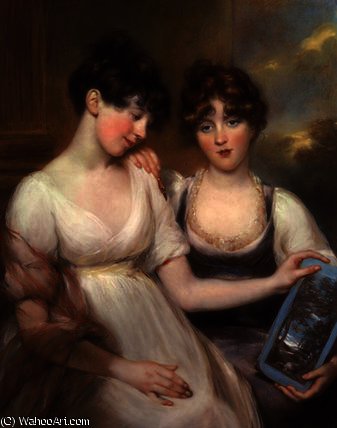 Portrait Of Anne And Maria Russell — John Peter Russell