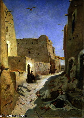 The Bab-el-gharbi Road — Eugène Fromentin