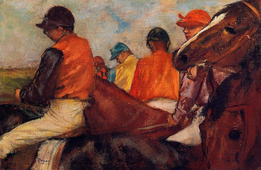 Jockeys 2 — Edgar Degas