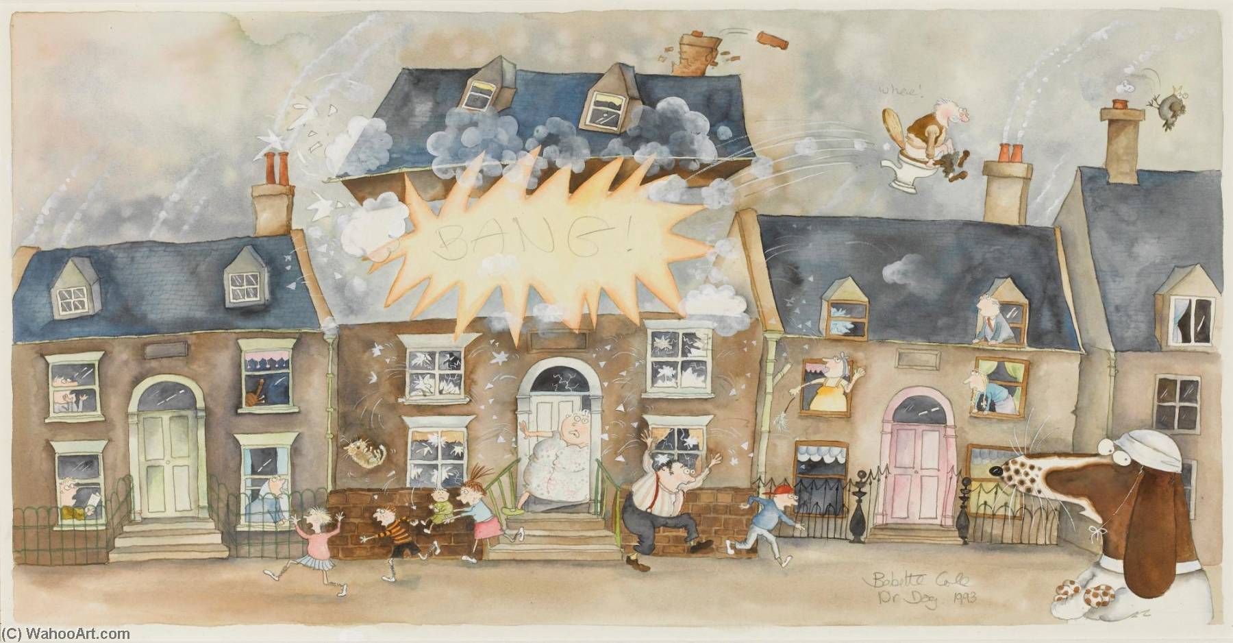 He Farted So Hard He Blew The Roof Right Off The House — Babette Cole