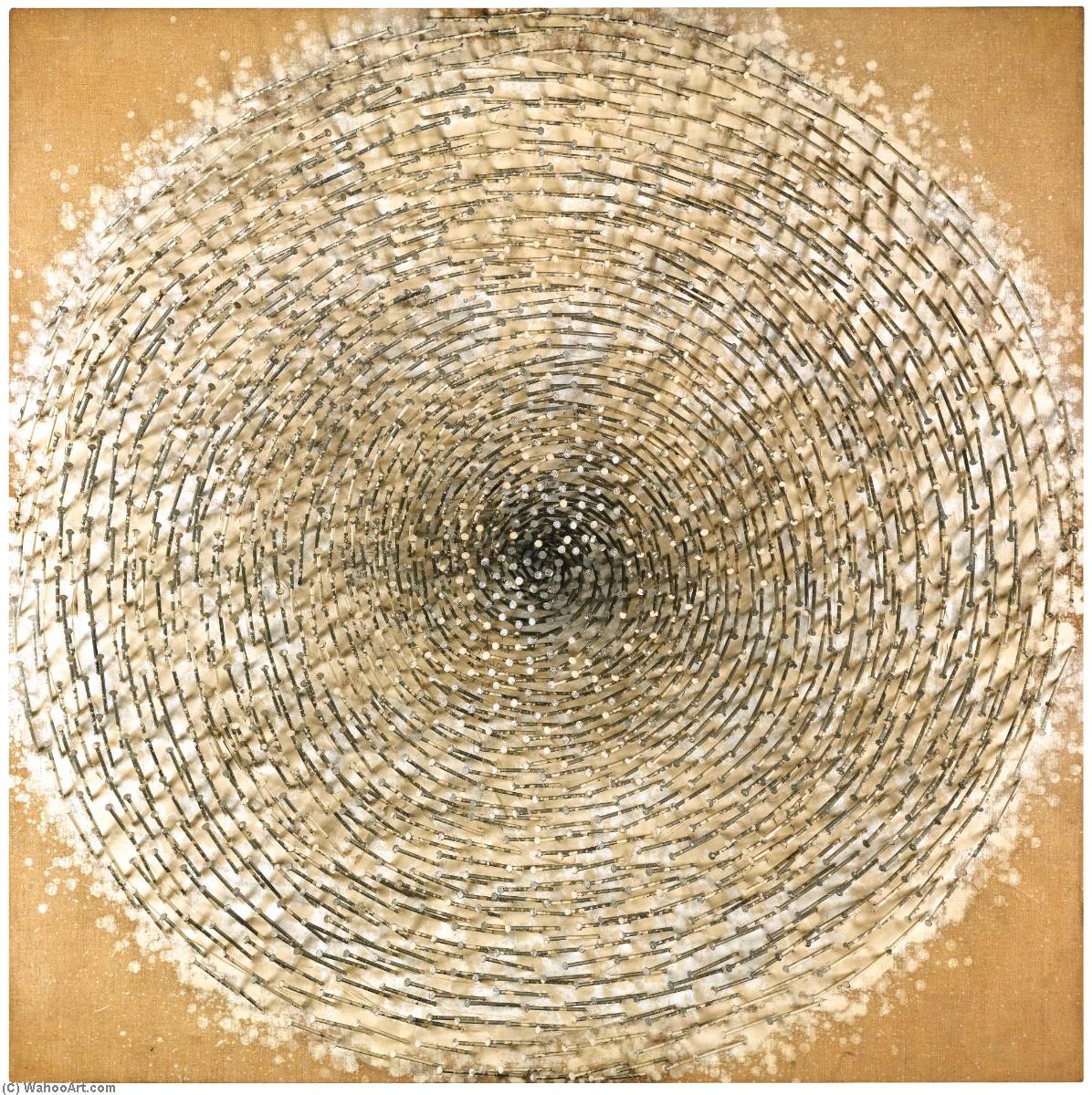 Wei Szlig E Spirale — Günther Uecker