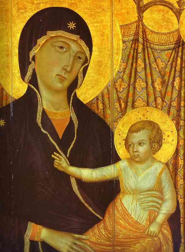 Rucellai Madonna. Detail — Duccio Di Buoninsegna