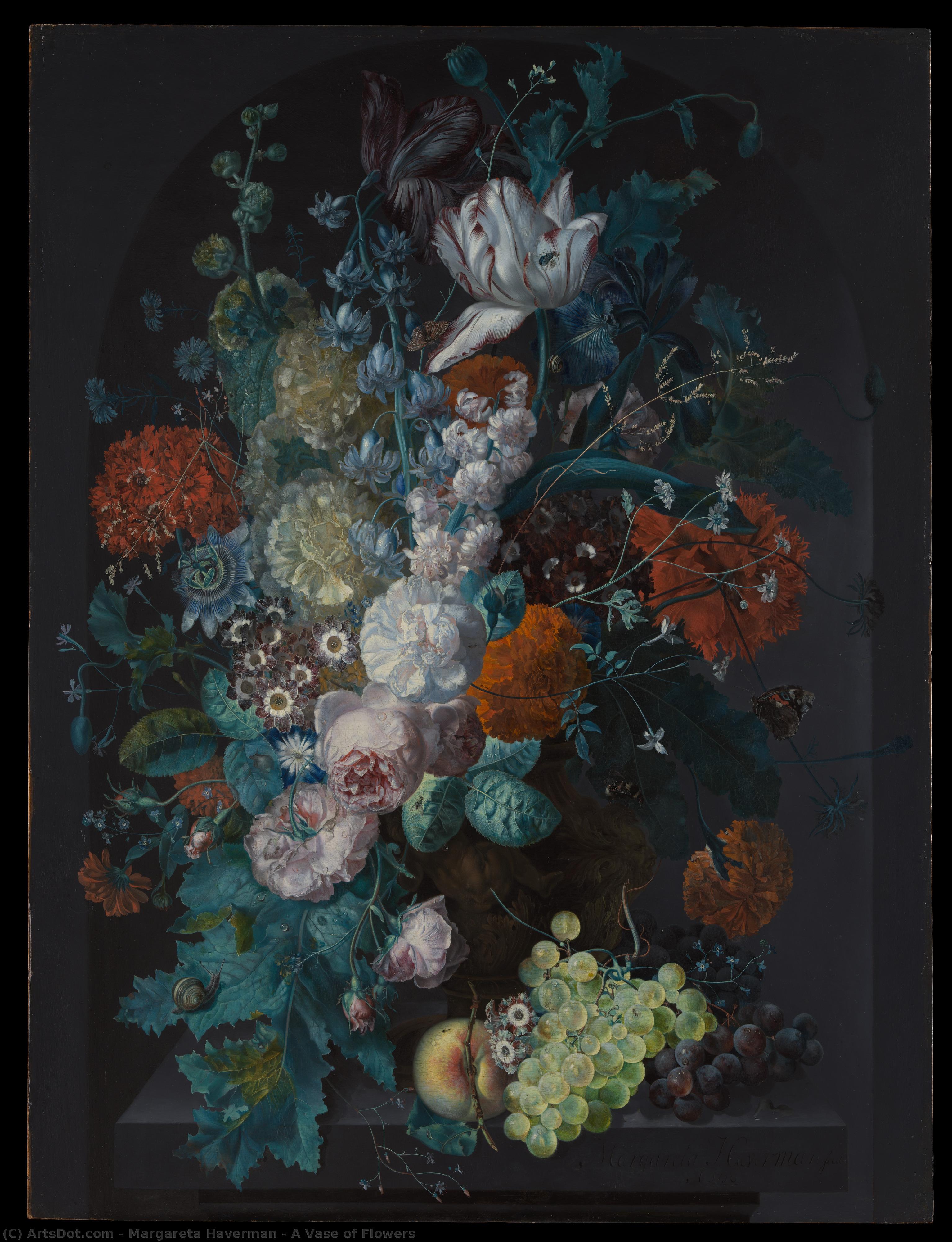 A Vase Of Flowers — Margareta Haverman