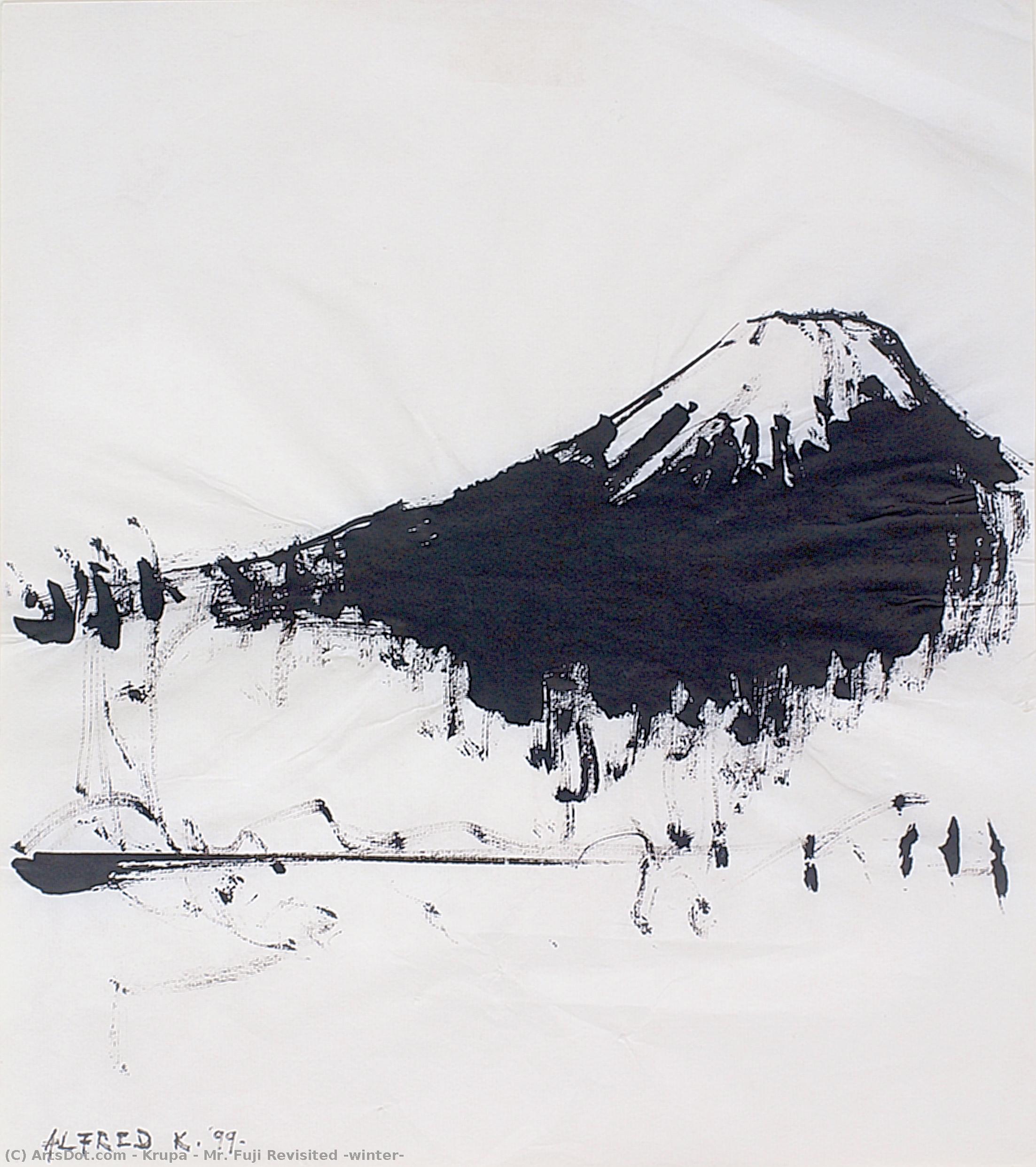 Mr. Fuji Revisited (winter) — Alfred Freddy Krupa