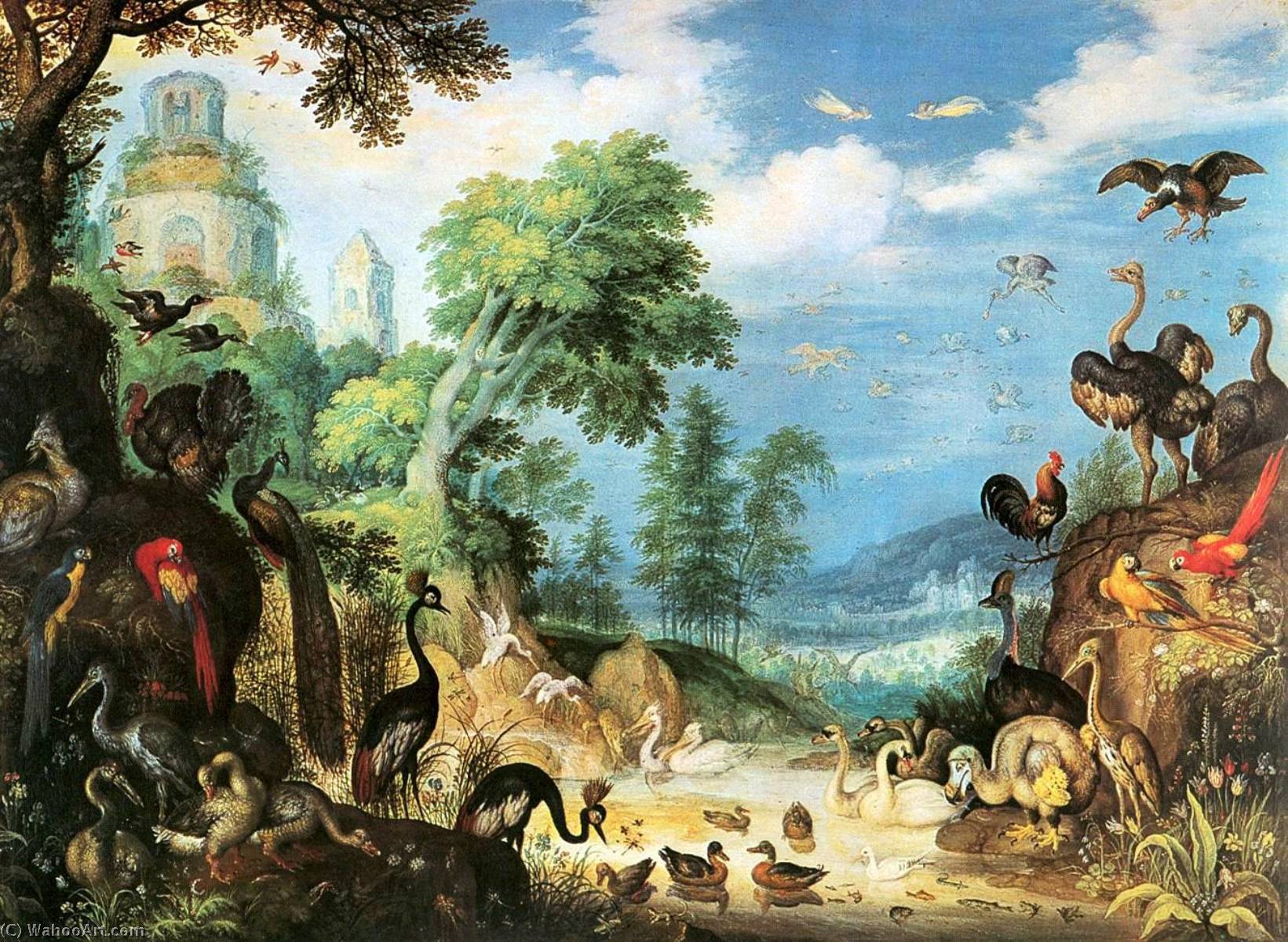 Landscape With Birds — Roelant Savery