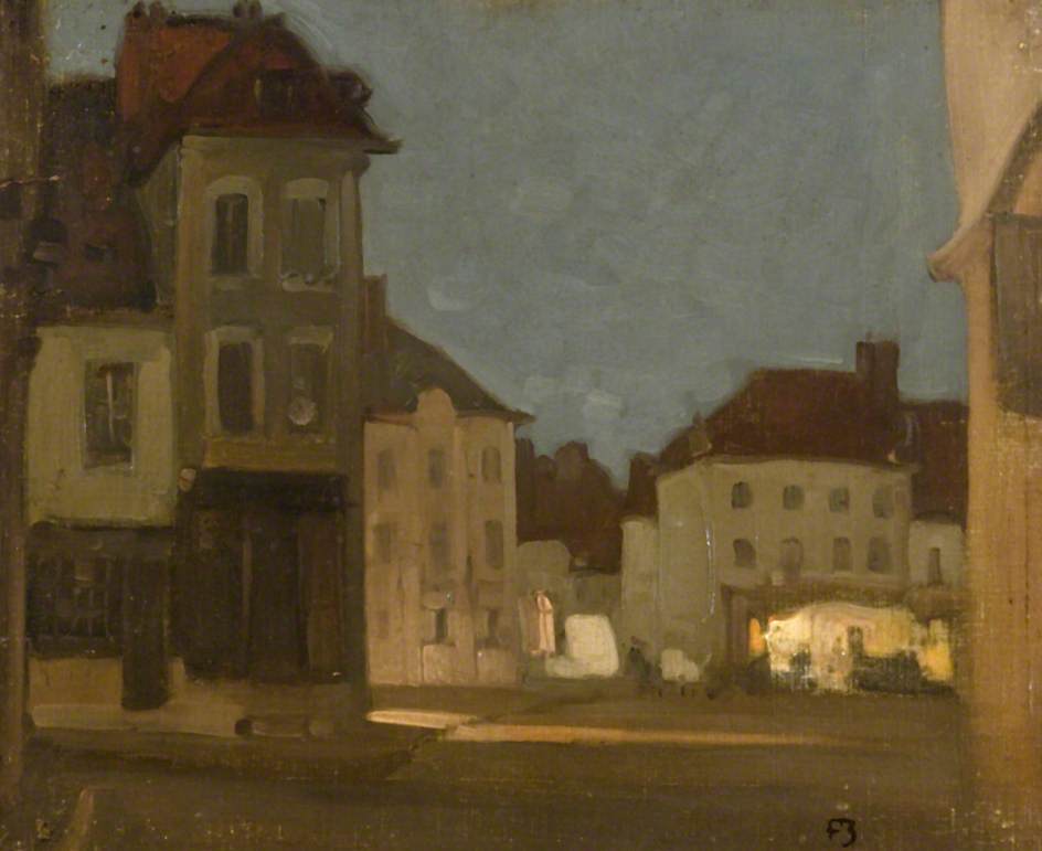 The Market Place, Hesdin — Frank Brangwyn