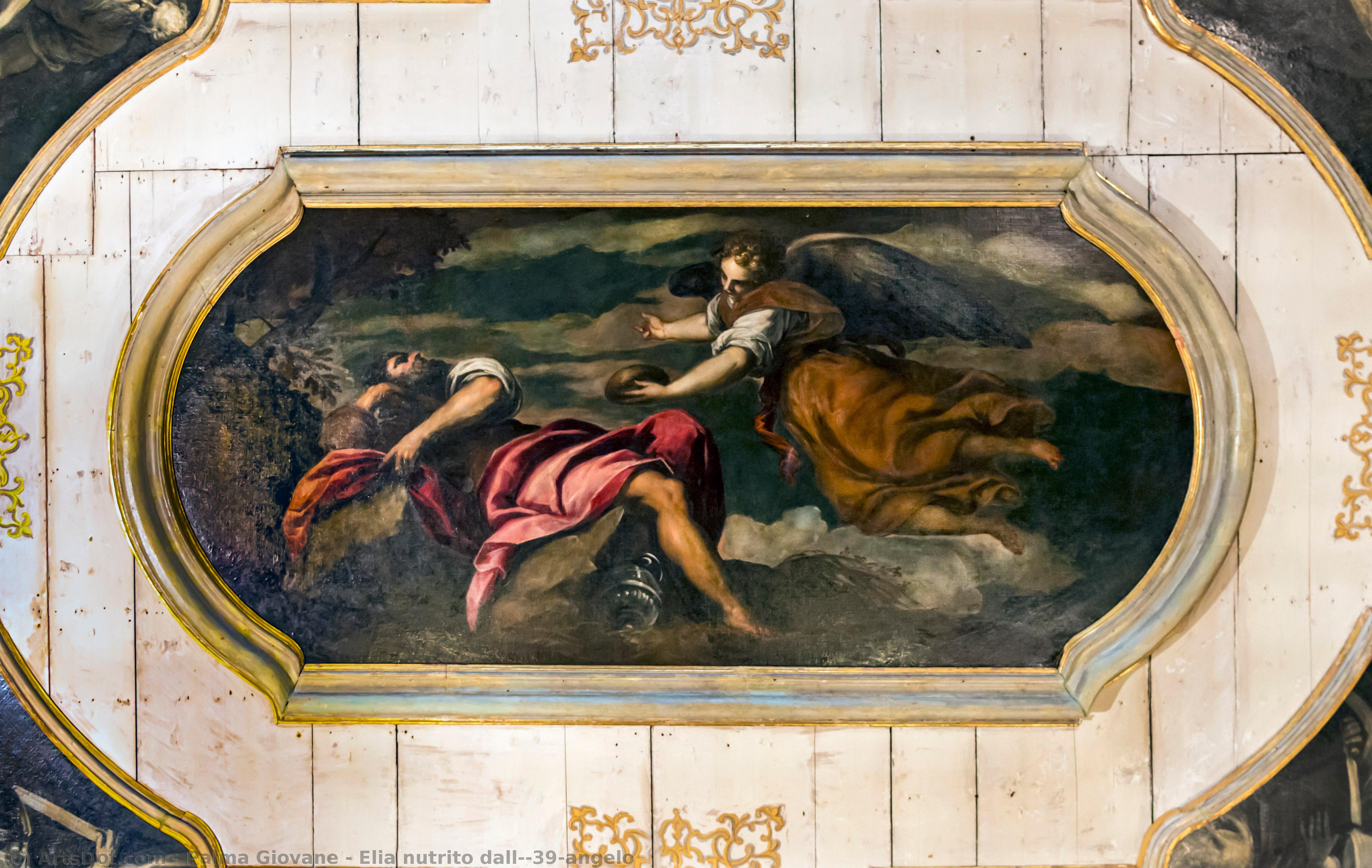 Elia Nutrito Dall'angelo — Jacopo Palma Il Giovane