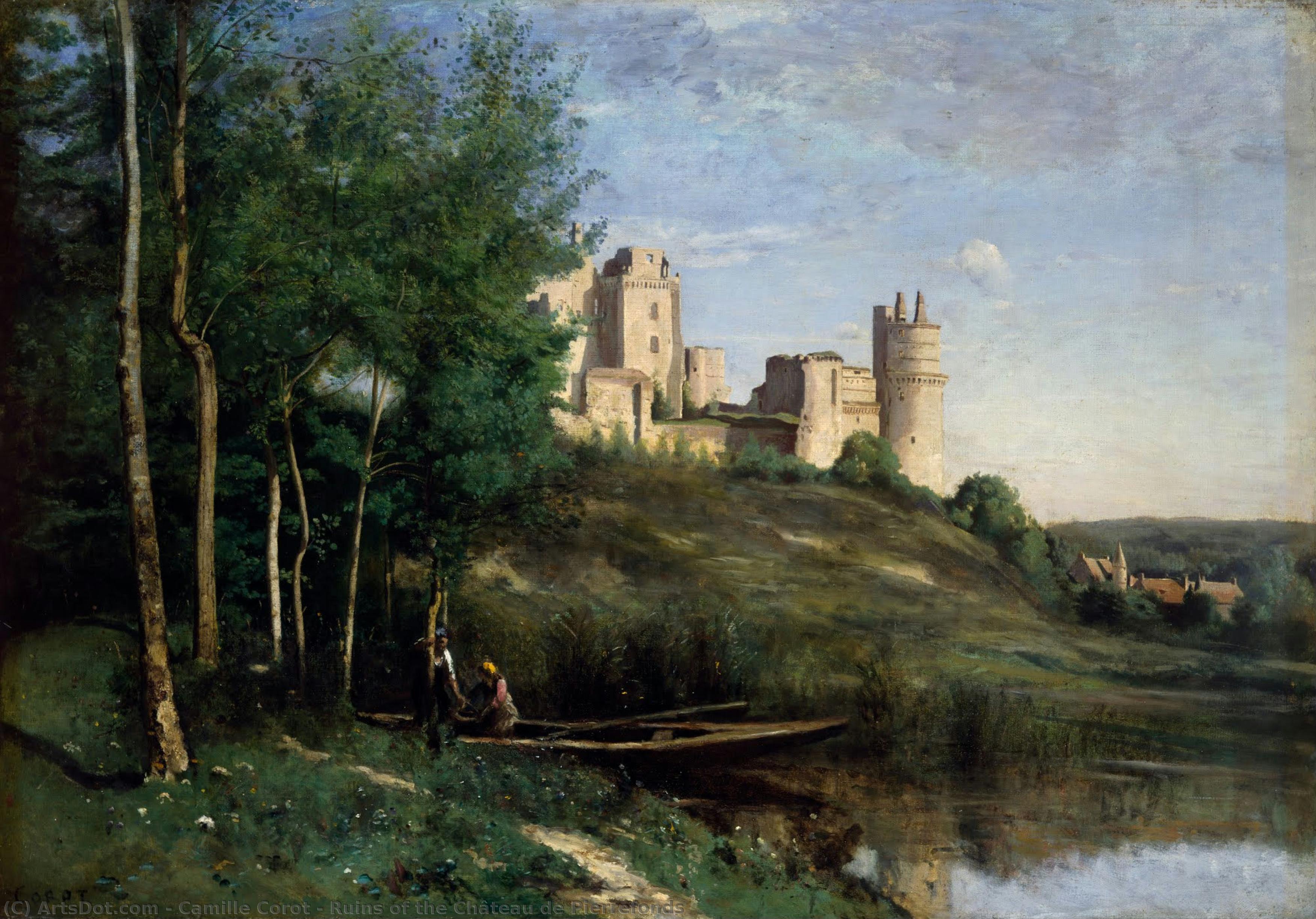 Ruins Of The Château De Pierrefonds — Žan-batist Kamil Korote