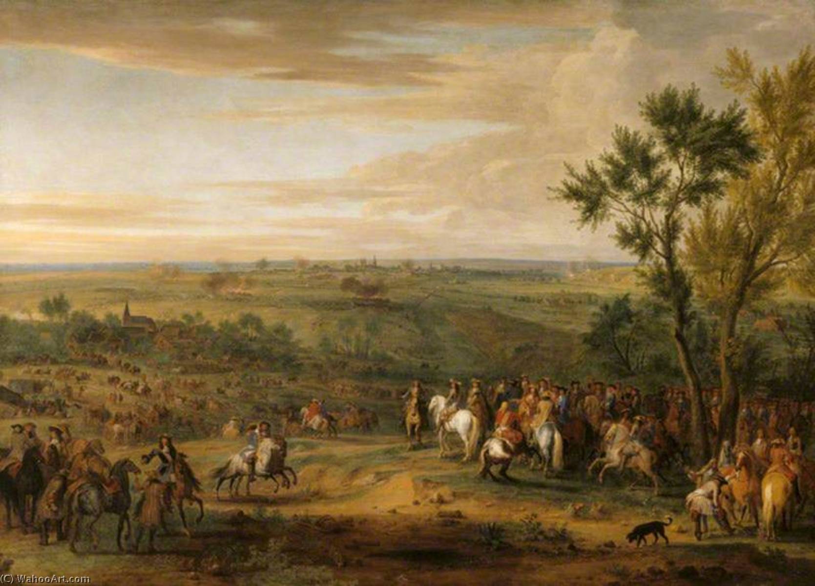 Louis Xiv (1638–1715), King Of France, At Maastricht — Адам Франс Ван Дер Мелен
