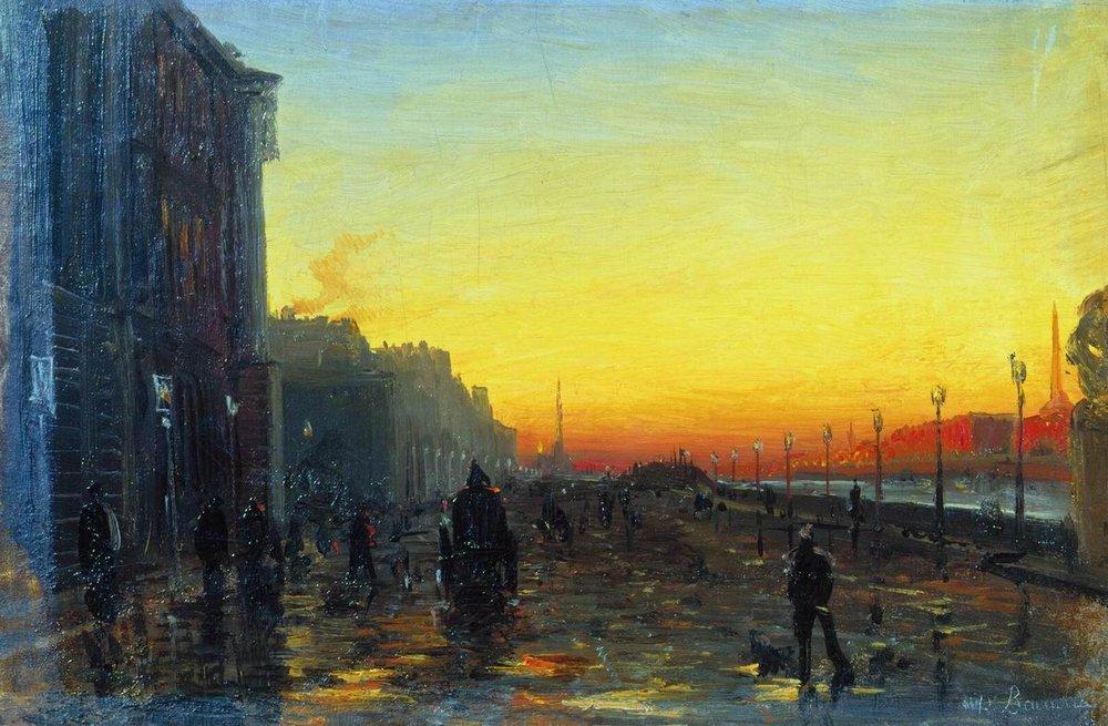 Dawn In St. Petersburg — Fyodor Alexandrovich Vasilyev